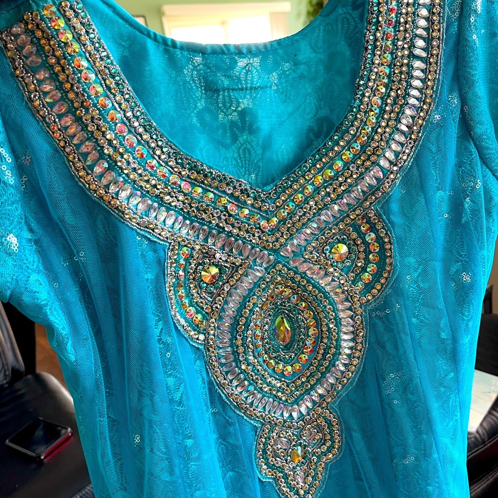 SOLD Firozi suit